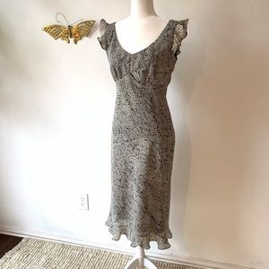 Snakeskin Print Dress